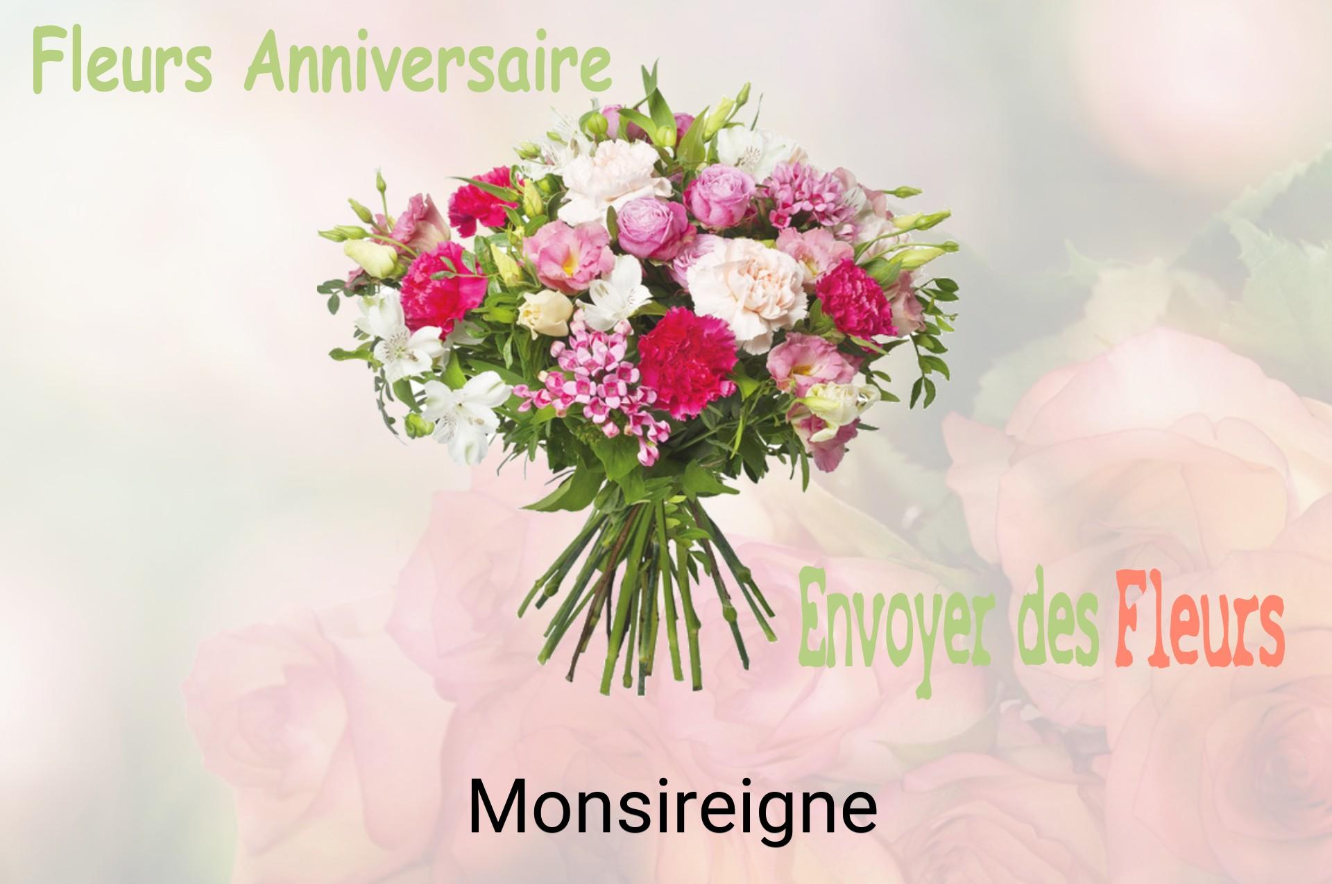 Bouquet de fleurs d’anniversaire livré à Monsireigne