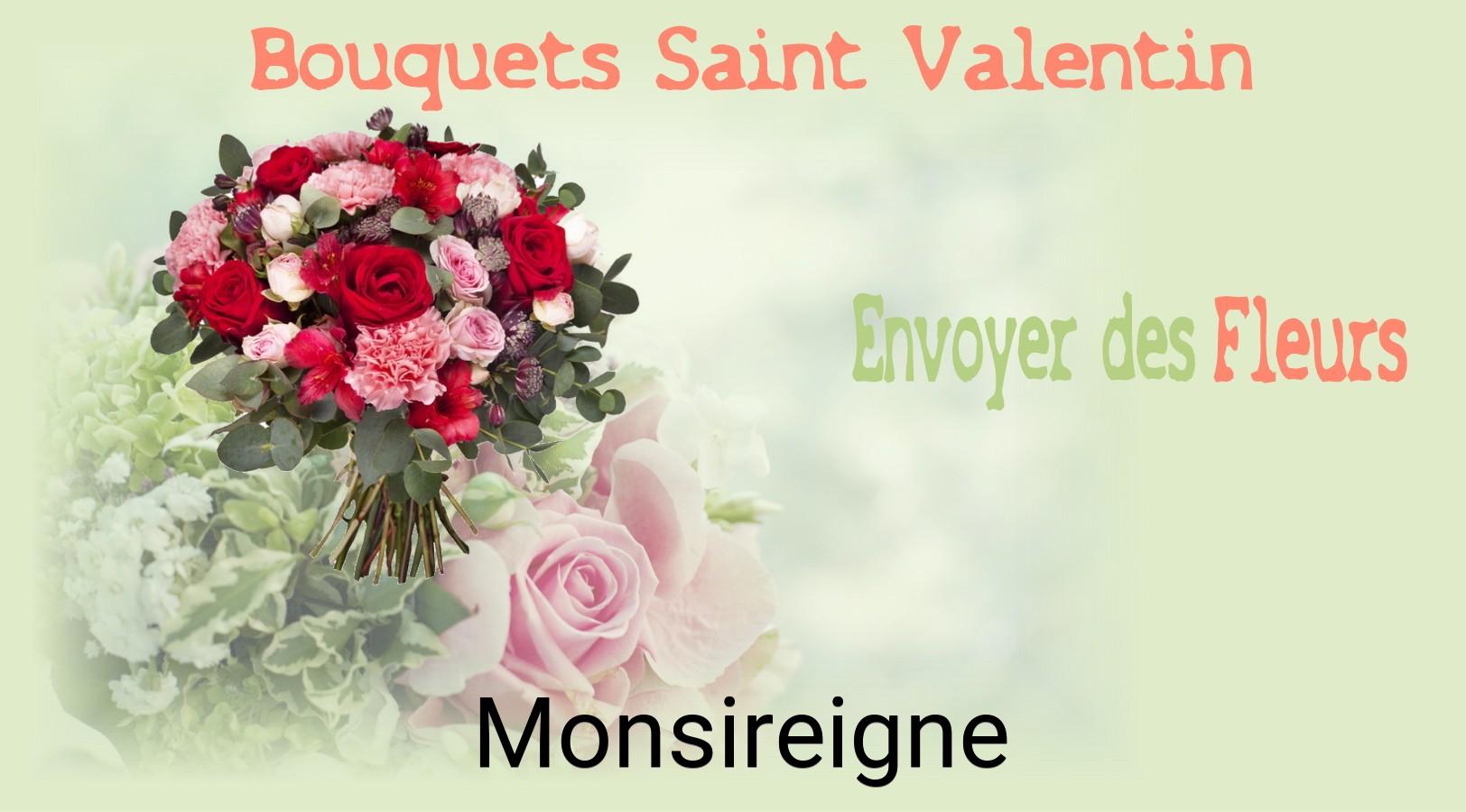 Roses de Saint-Valentin livrées à Monsireigne